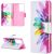 Чехол-книжка Deexe Color Wallet для Samsung Galaxy S21 Ultra (G998) - Flower: фото 1 из 9