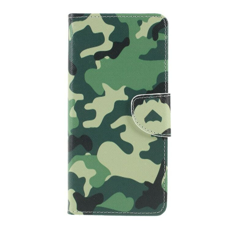 Чехол с рисунком Deexe Color Wallet для Sony Xperia 1 - Camouflage: фото 1 из 5