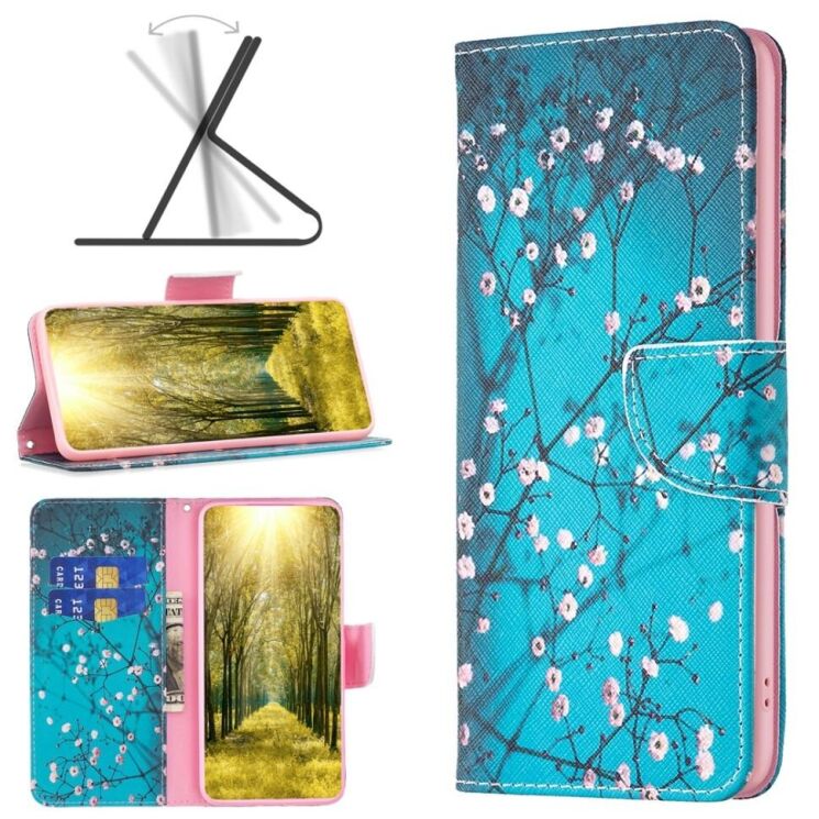 Чехол-книжка Deexe Color Wallet для Xiaomi 13T / 13T Pro - Plum Blossom: фото 2 из 8
