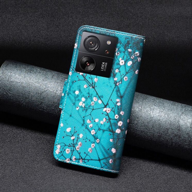 Чехол-книжка Deexe Color Wallet для Xiaomi 13T / 13T Pro - Plum Blossom: фото 6 из 8