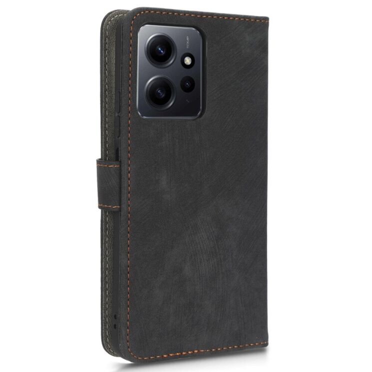 Чехол-книжка Deexe Delta Book для Xiaomi Redmi Note 12 - Black: фото 5 из 5
