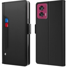 Чехол-книжка Deexe Eclipse Wallet для Motorola Edge 50 Fusion - Black: фото 1 из 10
