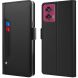 Чехол-книжка Deexe Eclipse Wallet для Motorola Edge 50 Fusion - Black (354243B). Фото 1 из 10