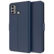Чехол-книжка Deexe Faro Wallet для Motorola Moto G60 - Blue (286244L)
