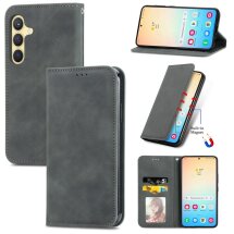 Чехол-книжка Deexe Wallet Case для Samsung Galaxy S25 (S931) - Grey: фото 1 из 8