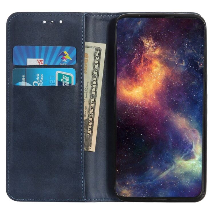 Чехол-книжка Deexe Wallet Case для Xiaomi Redmi 13C / Poco C65 - Blue: фото 2 из 8