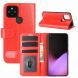Классический чехол-книжка Deexe Wallet Style для Google Pixel 4a 5G - Red (278601R). Фото 2 из 8
