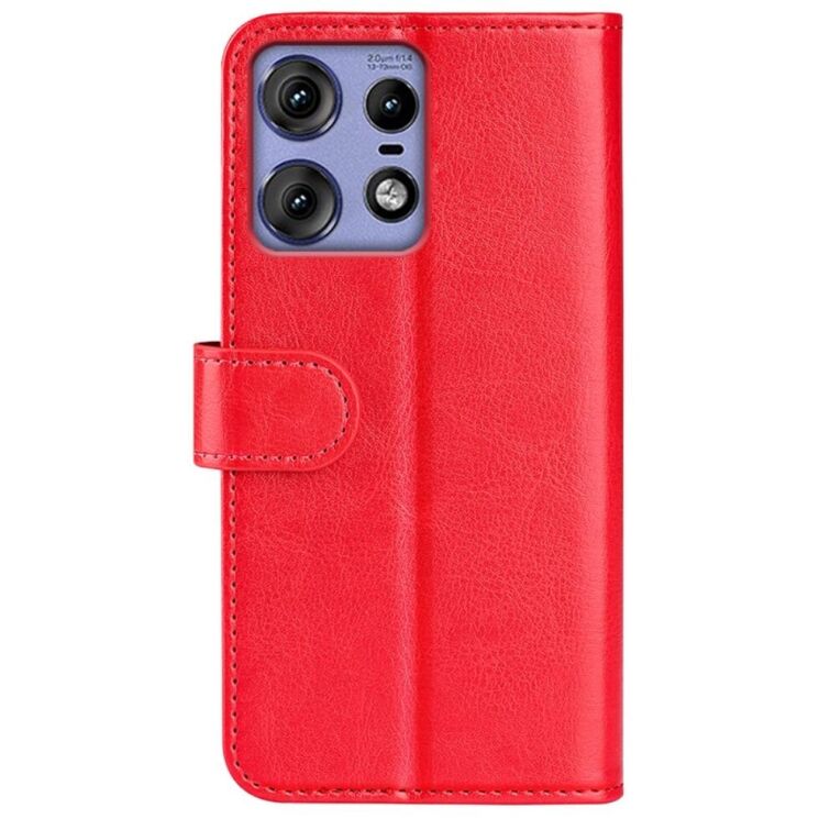 Чехол-книжка Deexe Wallet Style для Motorola Edge 50 Pro - Red: фото 5 из 6