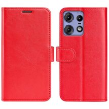 Чехол-книжка Deexe Wallet Style для Motorola Edge 50 Pro - Red: фото 1 из 6