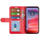 Чехол-книжка Deexe Wallet Style для Motorola Edge 50 Pro - Red (353616R). Фото 2 из 6