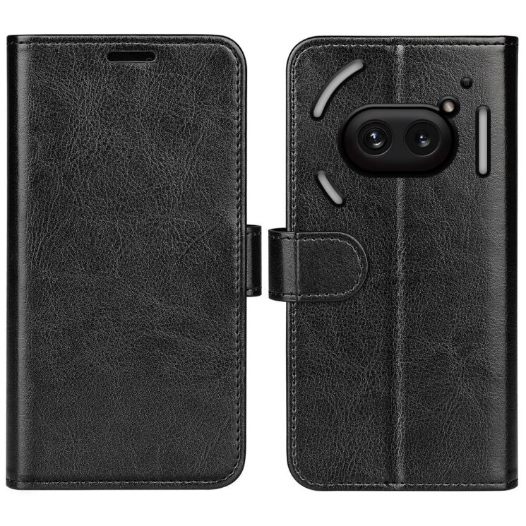 Чехол-книжка Deexe Wallet Style для Nothing Phone (2a) / Phone (2a) Plus - Black: фото 1 из 7