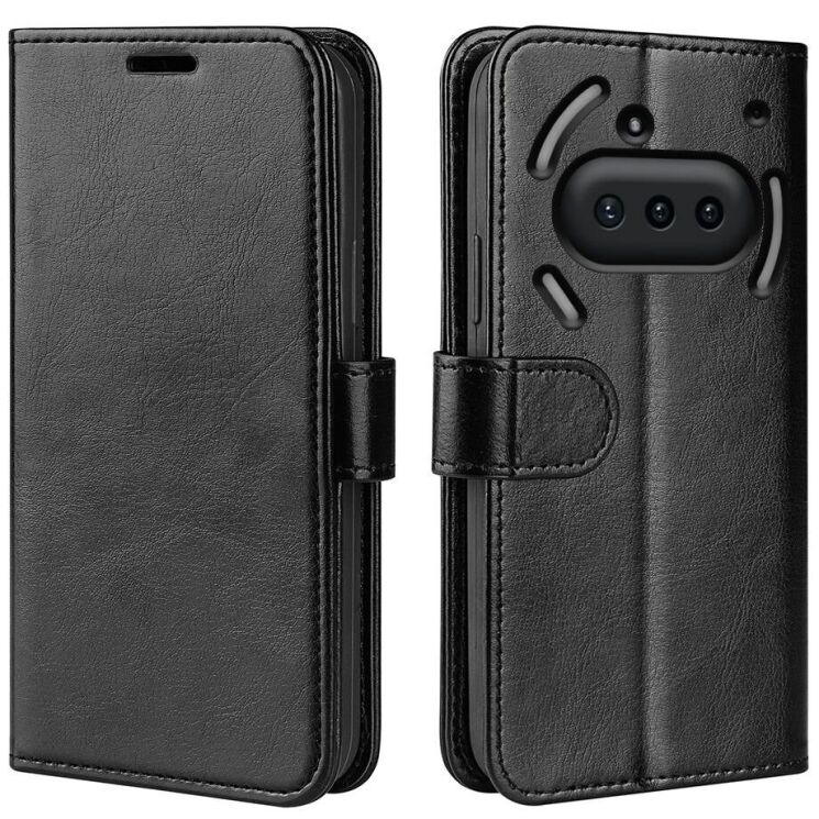 Чехол-книжка Deexe Wallet Style для Nothing Phone (3a) - Black: фото 1 из 6