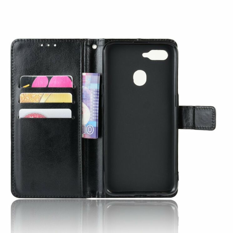 Чехол-книжка Deexe Wallet Style для OPPO A5S - Black: фото 3 из 7
