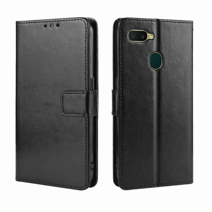 Чехол-книжка Deexe Wallet Style для OPPO A5S - Black: фото 7 из 7