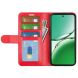 Чехол-книжка Deexe Wallet Style для OPPO Reno 12 F/FS - Red (360102R). Фото 2 из 6