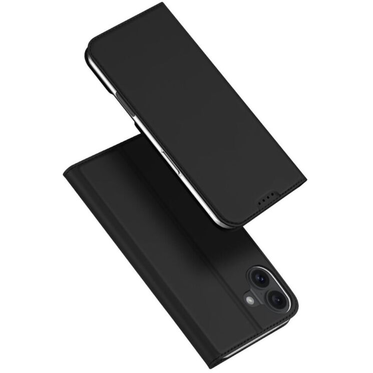 Чехол-книжка DUX DUCIS Skin Pro для Apple iPhone 16 Plus - Black: фото 1 из 10