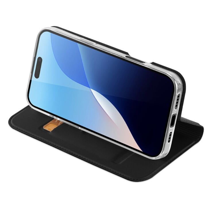 Чехол-книжка DUX DUCIS Skin Pro для Apple iPhone 16 Pro - Black: фото 2 из 10