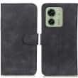 Чехол-книжка KHAZNEH Retro Wallet для Motorola Edge 40 - Black (327903B)