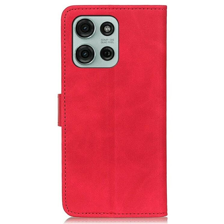 Чехол-книжка KHAZNEH Retro Wallet для Motorola Moto G75 - Red: фото 5 из 8