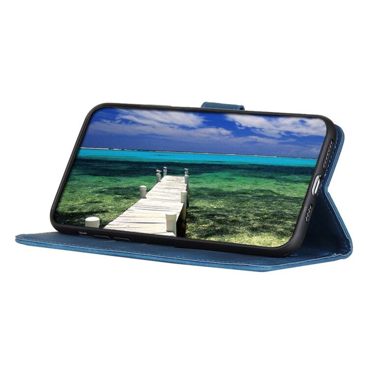 Чехол-книжка KHAZNEH Retro Wallet для Samsung Galaxy Xcover 7 (G556) - Blue: фото 2 из 8