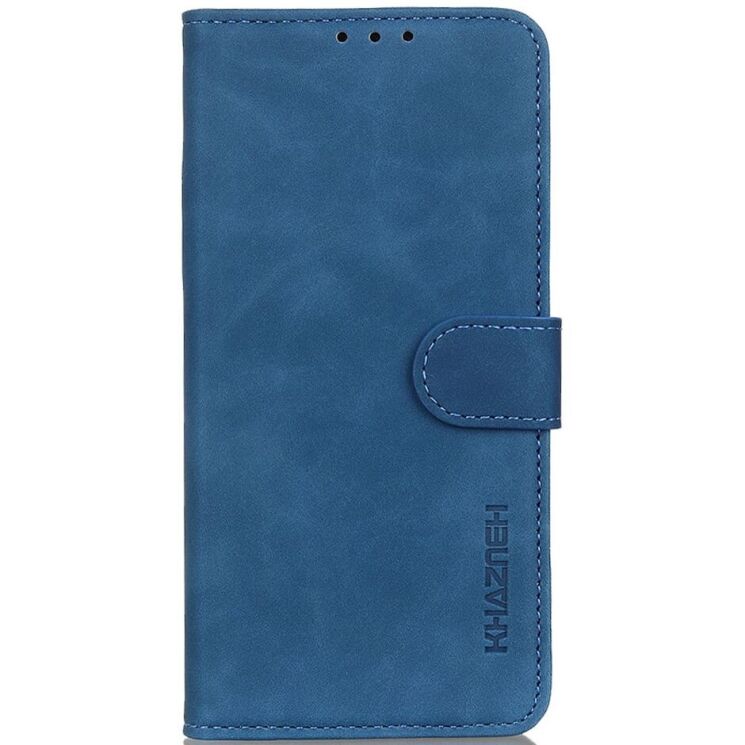 Чехол-книжка KHAZNEH Retro Wallet для Samsung Galaxy Xcover 7 (G556) - Blue: фото 4 из 8