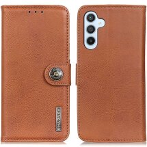 Чохол-книжка KHAZNEH Wallet Cover для Samsung Galaxy S24 FE (S721) - Brown: фото 1 з 9