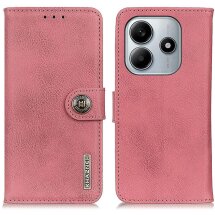 Чехол-книжка KHAZNEH Wallet Cover для Xiaomi Redmi Note 14 4G - Pink: фото 1 из 7