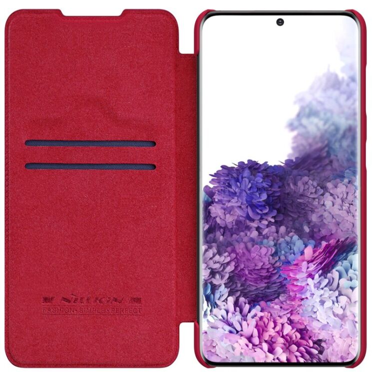 Чохол-книжка NILLKIN Qin Series для Samsung Galaxy S21 Plus - Red: фото 2 з 18