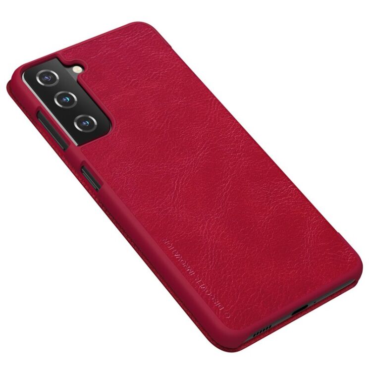 Чохол-книжка NILLKIN Qin Series для Samsung Galaxy S21 Plus - Red: фото 3 з 18