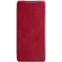 Чехол-книжка NILLKIN Qin Series для Samsung Galaxy S21 Plus - Red: фото 1 из 18