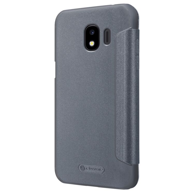 Чехол-книжка NILLKIN Sparkle Series для Samsung Galaxy J2 2018 (J250) - Black: фото 3 из 14