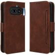 Чохол-книжка з кишеньками Deexe Wallet Stand для Nothing Phone (4a) - Brown (411309Z)
