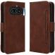 Чохол-книжка з кишеньками Deexe Wallet Stand для Nothing Phone (4a) - Brown (411309Z). Фото 1 з 8