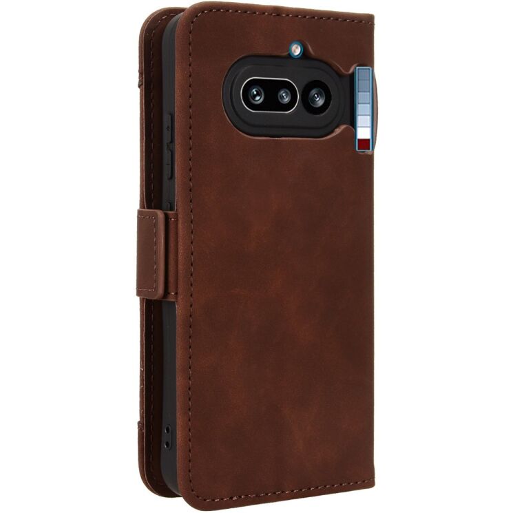 Чохол-книжка з кишеньками Deexe Wallet Stand для Nothing Phone (4a) - Brown (411309Z) Чохол-книжка з кишеньками Deexe Wallet Stand для Nothing Phone (4a) - Brown: фото 7 з 8