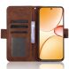 Чехол-книжка с карманами Deexe Wallet Stand для Realme C85 Pro - Brown (403901Z). Фото 4 из 15
