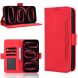 Чехол-книжка с карманами Deexe Wallet Stand для Xiaomi Poco F9 Ultra - Red (430110R). Фото 8 из 17