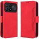 Чехол-книжка с карманами Deexe Wallet Stand для Xiaomi Poco F9 Ultra - Red (430110R). Фото 1 из 17