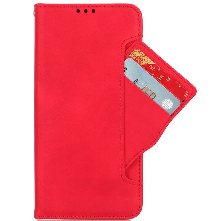 Чехол-книжка с карманами Deexe Wallet Stand для Xiaomi Poco F9 Ultra - Red (430110R) Чехол-книжка с карманами Deexe Wallet Stand для Xiaomi Poco F9 Ultra - Red: фото 3 из 17