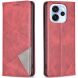 Чехол-книжка с карманами UniCase Geometric Pattern для OPPO Reno 15 F/FS - Red (405814R). Фото 1 из 10