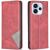 Чехол-книжка с карманами UniCase Geometric Pattern для OPPO Reno 15 F/FS - Red: фото 1 из 10