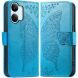 Чехол-книжка с рисунком UniCase Butterfly Pattern для Xiaomi Poco X8 Pro Max - Blue (408933L). Фото 1 из 10