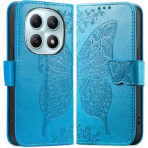 Чехол-книжка с рисунком UniCase Butterfly Pattern для Xiaomi Redmi Note 15 (4G/5G) / Poco M8 5G - Blue: фото 1 из 8