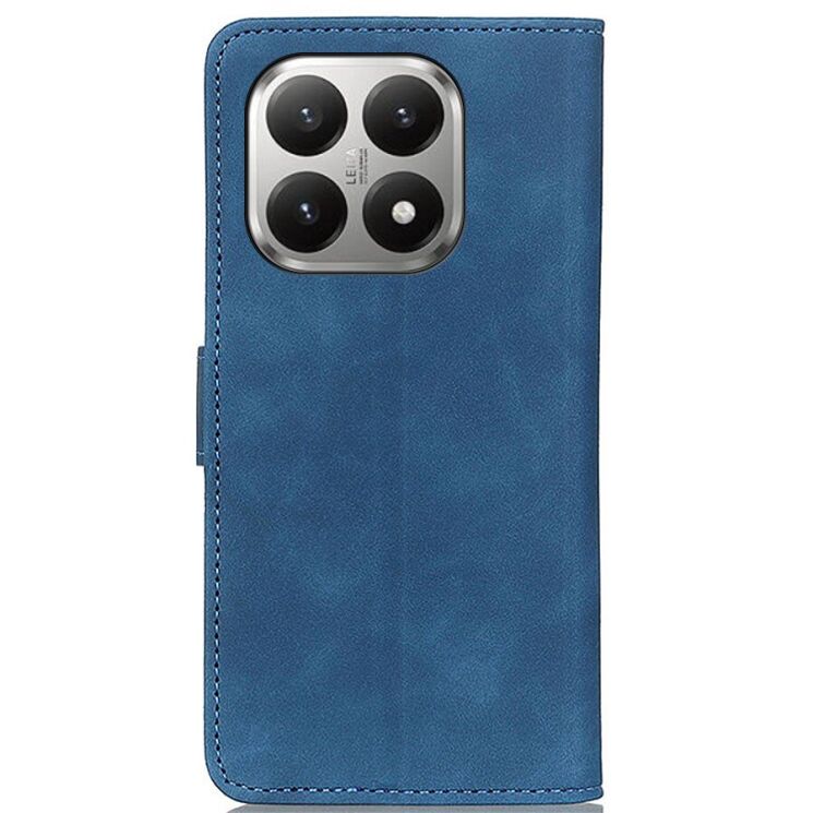 Чехол-книжка с застежкой KHAZNEH Retro Wallet для Xiaomi 17T Pro - Blue: фото 6 из 10