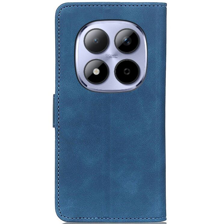 Чохол-книжка з застібкою KHAZNEH Retro Wallet для Xiaomi Redmi Note 15 Pro 5G - Blue: фото 5 з 8