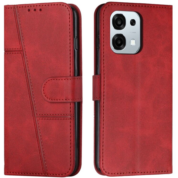 Чохол-книжка з застібкою UniCase Jet Cover для OPPO A6 Pro - Red: фото 1 з 10