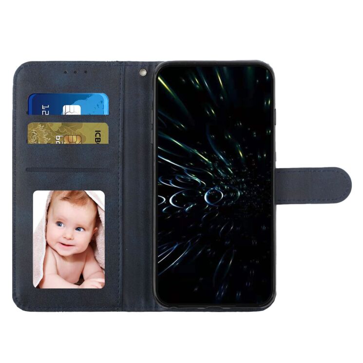 Чехол-книжка с застежкой UniCase Jet Cover для OPPO Reno 15 F/FS - Blue: фото 3 из 11