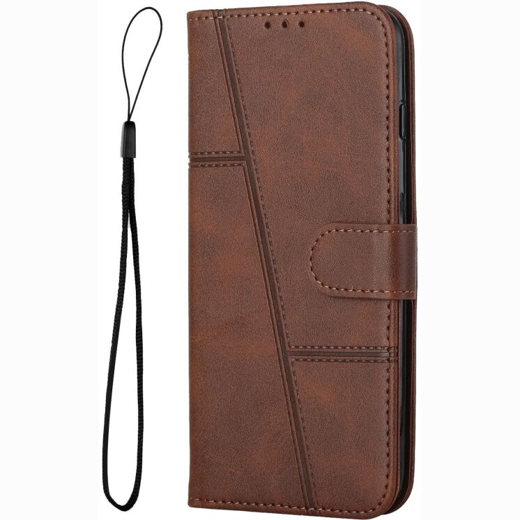 Чохол-книжка з застібкою UniCase Jet Cover для Xiaomi 17T Pro - Brown: фото 3 з 10