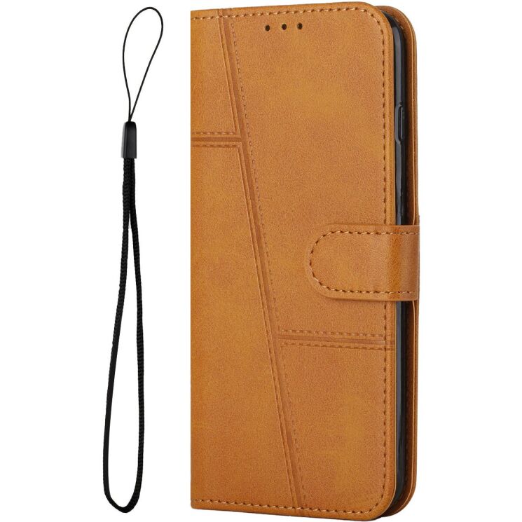 Чохол-книжка з застібкою UniCase Jet Cover для Xiaomi Poco C95 Pro - Yellow: фото 3 з 10