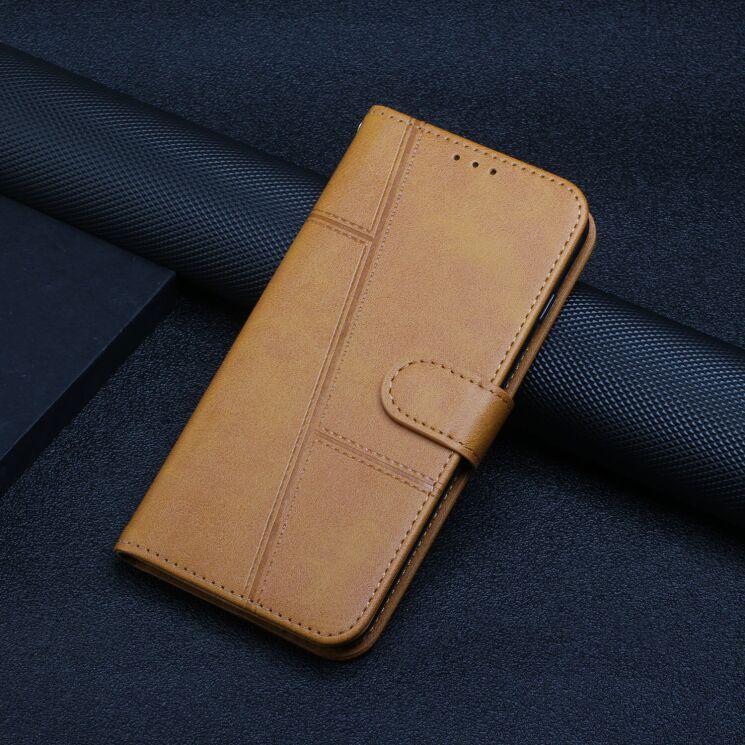 Чохол-книжка з застібкою UniCase Jet Cover для Xiaomi Poco C95 Pro - Yellow: фото 5 з 10