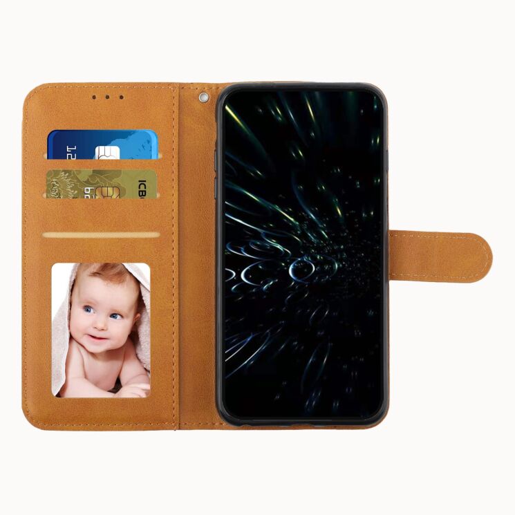 Чохол-книжка з застібкою UniCase Jet Cover для Xiaomi Poco C95 Pro - Yellow: фото 4 з 10